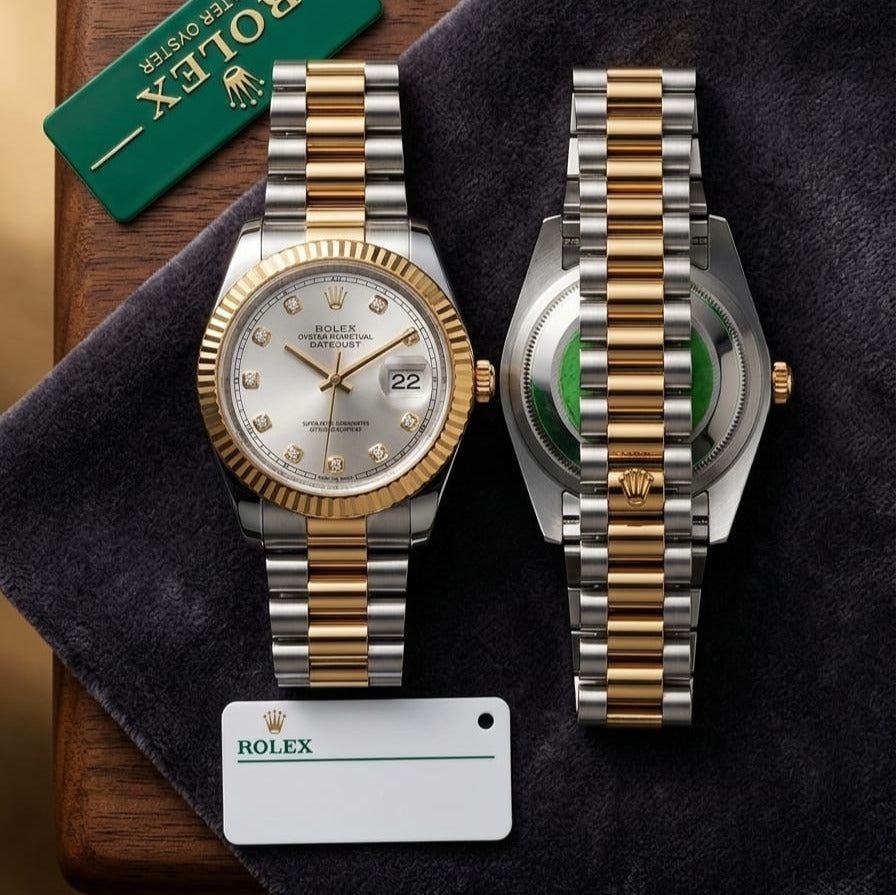 ROLEX SILVER GOLD